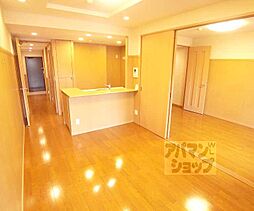 京都地下鉄東西線 東野駅 徒歩1分の賃貸マンション 8階2LDKのリビング/ダイニング