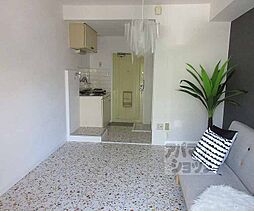 京都地下鉄東西線 椥辻駅 徒歩3分の賃貸マンション 2階1Kのリビング/ダイニング