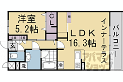PIAF 1LDKの間取図画像