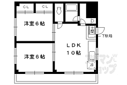 アミュゾン菱川 2LDKの間取図画像