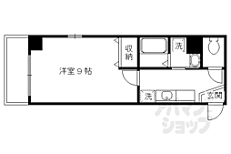 孝寿荘 1Kの間取図画像