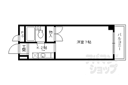 ハイツ田中 1Kの間取図画像