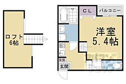 Maisondesereno 1Kの間取図画像