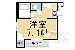 PineTree 1Kの間取図画像