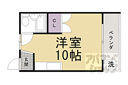 ヴィーヴル藤の森 ワンルームの間取図画像