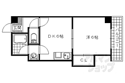 ルミエール春日森 1DKの間取図画像
