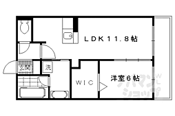 フォレスト桃山筑前台 1LDKの間取図画像
