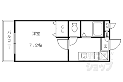 ジュワイユ・ゆうき 1Kの間取図画像