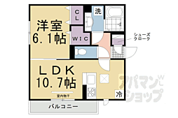 ハーミットクラブ 1LDKの間取図画像