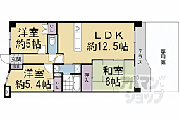 ディオ・フェルティ淀リヴィエール 3LDKの間取図画像