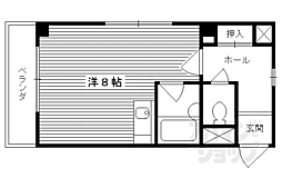コーポ郷 1Kの間取図画像