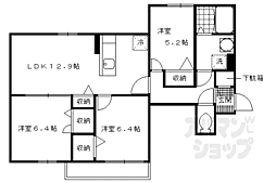 リバーサイドウィング 3LDKの間取図画像
