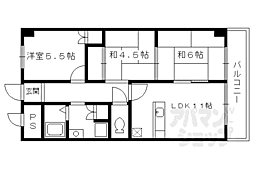 インペリアル明日香 3LDKの間取図画像