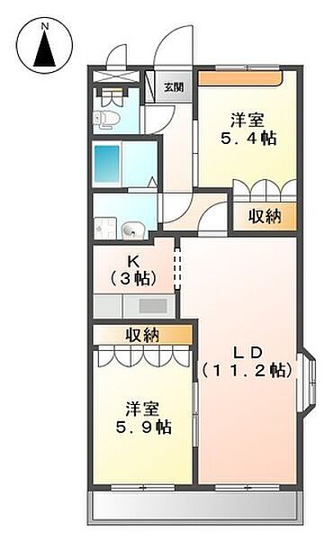 同じ建物の物件間取り写真 - ID:228048415858