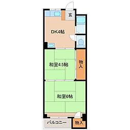 間取図画像 2DK