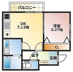 間取図画像 1DK