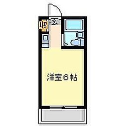 メゾン・ド・エル 1Kの間取図画像