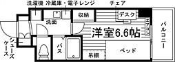 （仮称）UniLife西宮上ケ原四番町学生マンション[食事付き] 3階ワンルームの間取り
