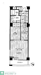 ヒューリック浅草一丁目 4階1Kの間取り