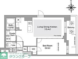 間取図画像 1LDK