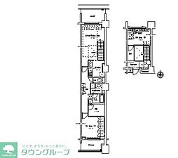 パークアクシス御茶ノ水ステージ 地下1階2SLDKの間取り