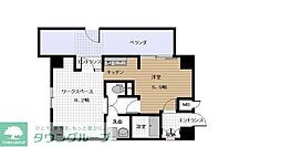 チェスターハウス猿楽町 1階1SKの間取り