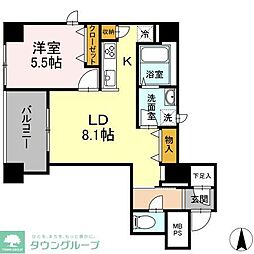 GRANSITE神田司町 1LDKの間取図画像