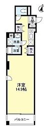 リバーレ九段南 ワンルームの間取図画像