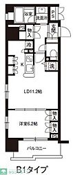 レジディア御茶ノ水 1LDKの間取図画像