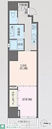 オーキッドレジデンス秋葉原 1LDKの間取図画像