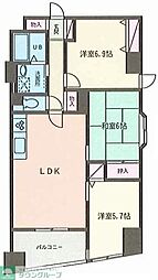 グレースレジデンス 3LDKの間取図画像