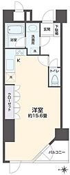 リエトコート四谷 ワンルームの間取図画像