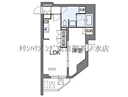 LOVIE文京音羽 1LDKの間取図画像