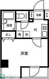 フェルゼ・エフ 1Kの間取図画像