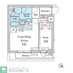 物件の間取り