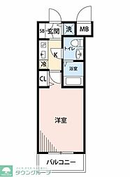 ガラ・ステージ御茶ノ水 1Kの間取図画像