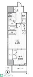 CAVANA+YOTSUYA 1DKの間取図画像