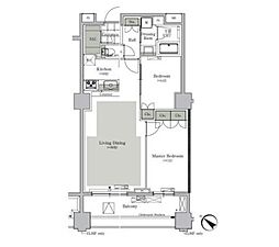 ParkCube西ヶ原STAGE 2LDKの間取図画像