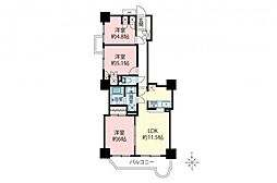 コンセールタワー所沢　8階