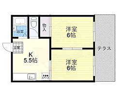 トネサニーハイツWEST 1階