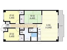 アバンティ千里 6階/606