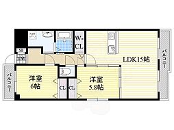 アンフィニ11緑地公園 3階