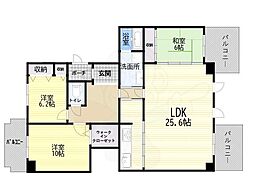 間取図画像 3LDK