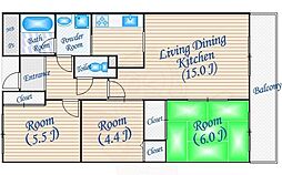 ルミエール上山手 2階/-