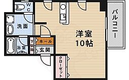 セピア新豊中 ワンルームの間取図画像
