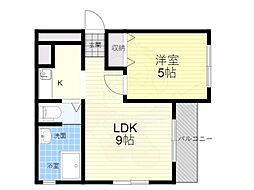 エフアール船場西 2階