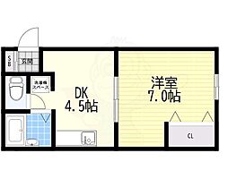 フィールズ箕面 地下1階/-