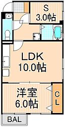 間取図画像 1SLDK