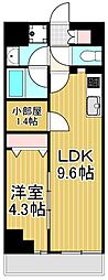 足立区西新井栄町3丁目マンション 1SLDKの間取図画像