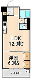 関屋ステーションハイツ 1LDKの間取図画像